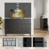 Gikpal 10 Drawer Dresser, Dresser TV Stand with Power Outlet, Bedroom Dresser, Chest of Drawers for 55'' Long TV, Dresser for Storage and Organization - 3 of 4