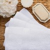 Luxury Cotton Heavyweight Ultra-Plush Hand Towel Set of 4 by Blue Nile Mills - 4 of 4