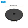 Unique Bargains High-strength Plastic 360-degree Rotating Design Durability Anti-slip Black Swivel Turntable 2 Pcs - 2 of 4