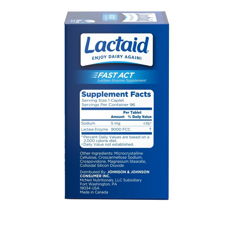 Lactaid Fast Act Caplet - 96ct, 6 of 9