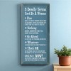 Slickblue Humorous Wood Wall Sign – 5 Deadly Woman Terms Explained – Rustic Home or Office Decor 9x18 - 2 of 3