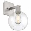 Access Lighting Port Nine 1 - Light Wall Light in  Brushed Steel - 4 of 4