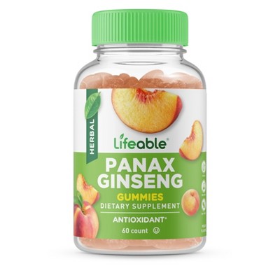 Lifeable - Panax Ginseng - Adult - 60 Gummies