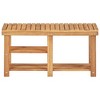 vidaXL Shoe Rack 35.4"x12.5"x18.1" Solid Acacia Wood - 2 of 4