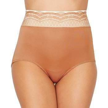 Warner's Women's No Pinching. No Problems. Microfiber Brief - Rs7401p 7/l  Toasted Almond : Target