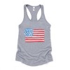 Simply Sage Market American Flag Smudged Racerback Tank - 2 of 4