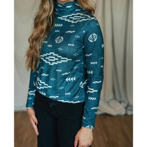 Women's Athena Turtleneck Top - TASHA POLIZZI - 1 of 4
