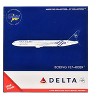 Boeing 767-400ER Commercial Aircraft "Delta Air Lines Skyteam" Gray Metallic w/Blue 1/400 Diecast Model Airplane by GeminiJets - 4 of 4