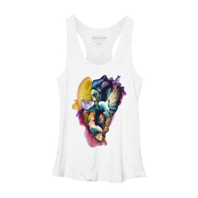 Women's Design By Humans QUEEN OF SKULLS II By rizapeker Racerback Tank Top