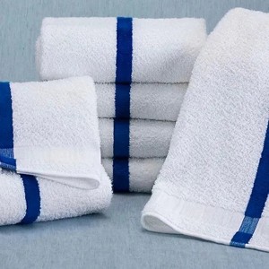 100% Cotton Center Stripe Towels By Rifz Textiles - 1 of 3