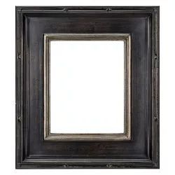 Creative Mark Museum Plein Aire Frame - Antique Black w/ Silver Detail - 24x24