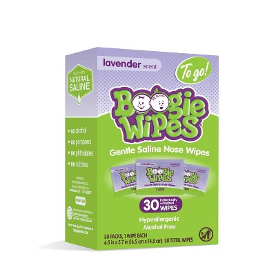 Boogie Wipes To-Go Individual Lavender 