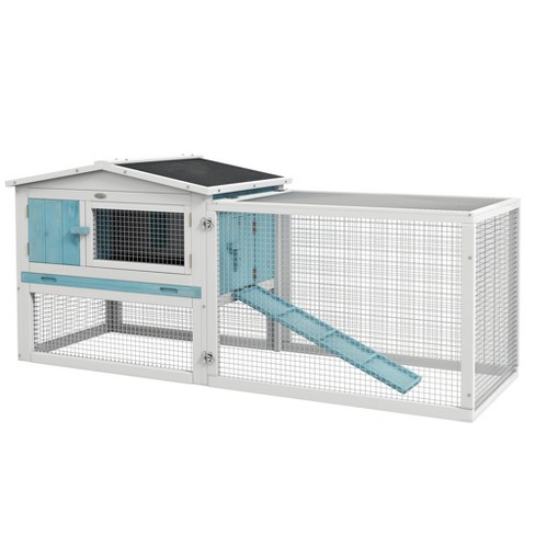 Rabbit hutch and run for store 2 rabbits