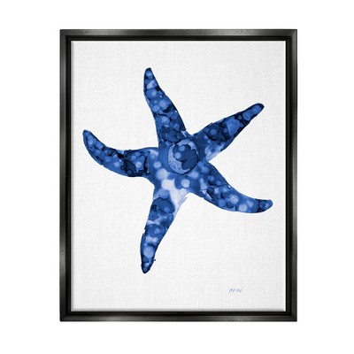 Stupell Industries Casual Starfish Beach Ocean Sea Life Painting Floater Canvas Wall Art