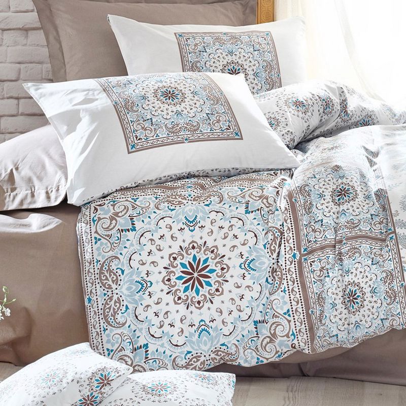 Sussexhome Modeline Collection High Quality Cotton Set, 1 Duvet Cover, 1 Fitted Sheet and 2 Pillowcases, 1 of 8
