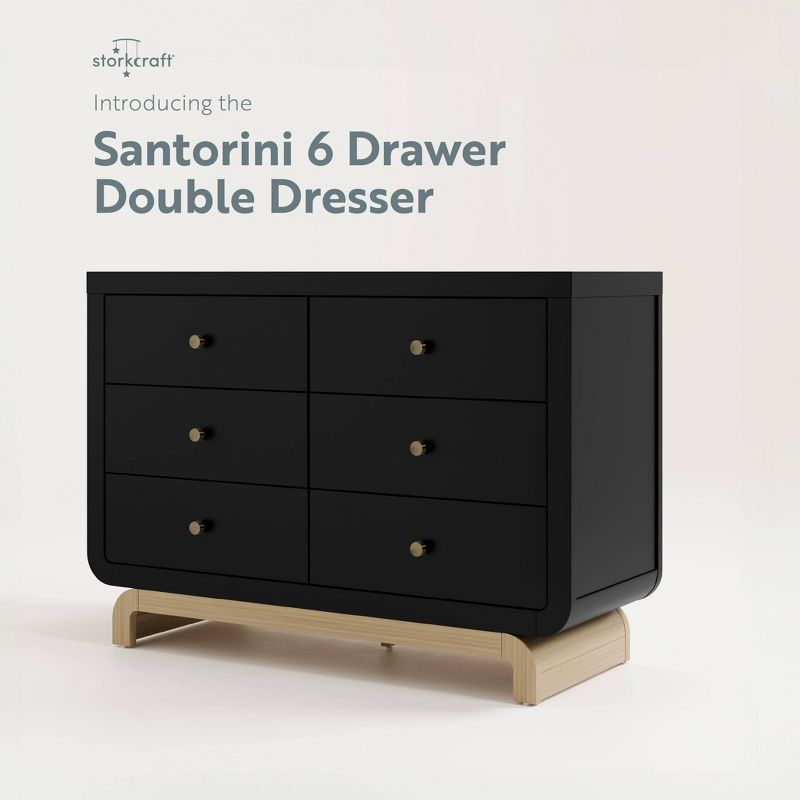 Storkcraft Santorini 6 Drawer Dresser with Interlocking Drawers , 4 of 10