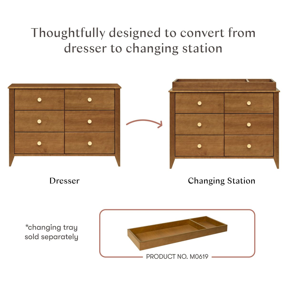 Babyletto Sprout 6-Drawer Double Dresser - thumbnail 9