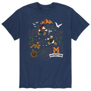 Men's - Disney - Adventure Map Short Sleeve Graphic T-Shirt - 1 of 4