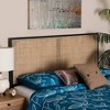 bali & pari Queen Aurelia Bayur Wood and Natural Rattan Headboard - 2 of 4