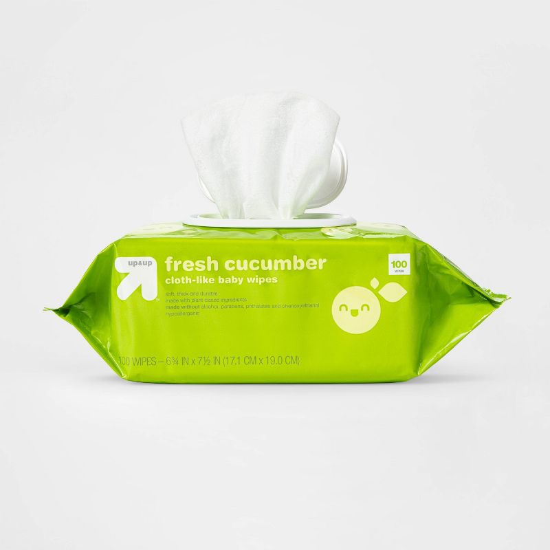 Fresh Cucumber Baby Wipes- up & up™ (Select Count), 4 of 16