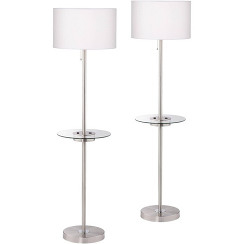 360 Lighting Modern Floor Lamps Set Of, Floor Lamp With Matching Table Lamp