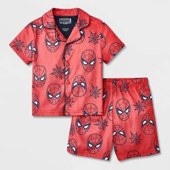 Toddler Boys' 2pc Spider-Man Pajama Set - Red