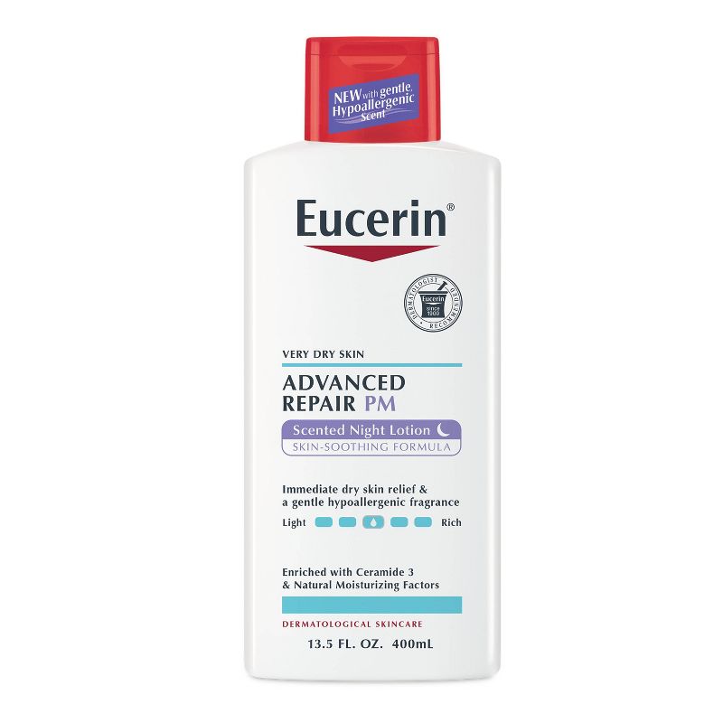 Eucerin Advanced Repair Scented Night Body Lotion - 13.5 fl oz, 1 of 13