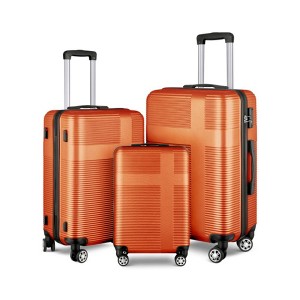 Summit Adventure 3-Piece Durable Luggage Set With Tsa Lock - 1 of 4