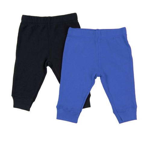 Leveret Baby Two Pack Legging Navy And Royal Blue 6 Month : Target