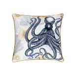 C&F Home Ochre Octopus HD Printed Throw Pillow