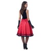 Joyfy Halloween Cosplay Costume for Women Little Red Riding Hood Costume with Dress Cape and Gloves Set for Halloween Party - 4 of 4