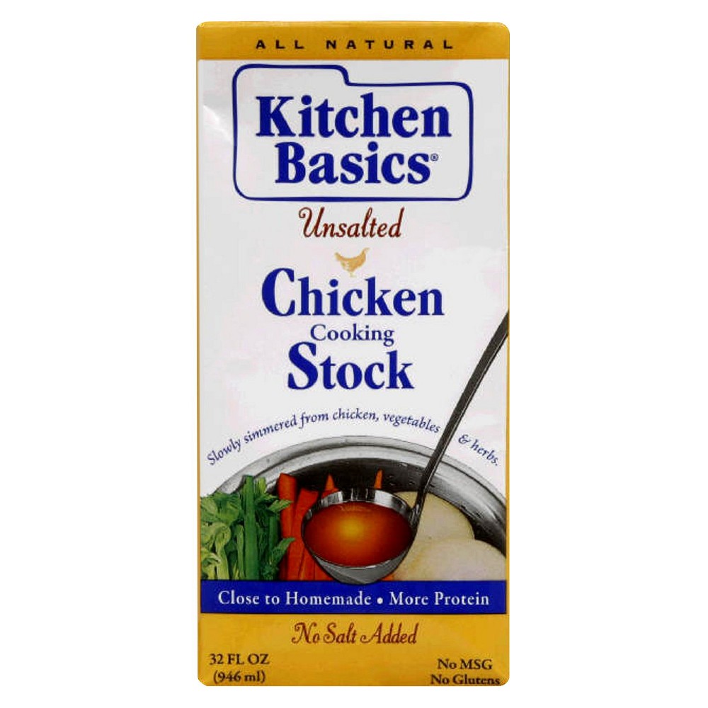 UPC 611443345032 - Kitchen Basics Unsalted Chicken Stock 32 fl oz ...