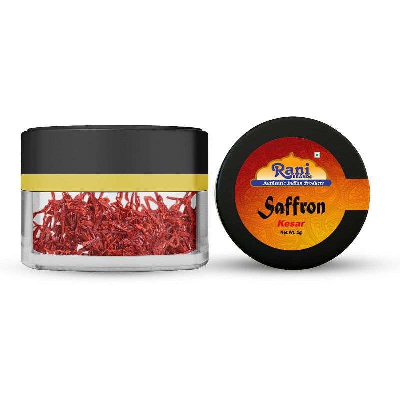 Pure Saffron (Kesar) from India - 1gm (0.035oz) PET Jar - Rani Brand Authentic Indian Products, 3 of 9