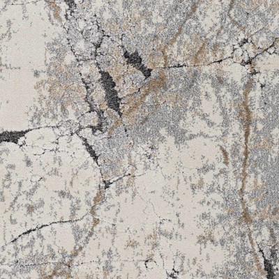 Hauteloom Cavetown Gray Marble Thick Rug