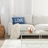 12"x21" Oversize Life Styles 'Love' Tufted Lumbar Throw Pillow - Mina Victory - 4 of 4