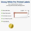 Avery Labels, 1" x 2-5/8", Gold-Red Gift Bow, Glossy, 160ct - 2 of 4