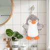 REGALWOVEN 2 Packs Cute Cartoon Animal Chenille Soft Absorbent Decorative Hand Towel 8" x 8" - 2 of 4