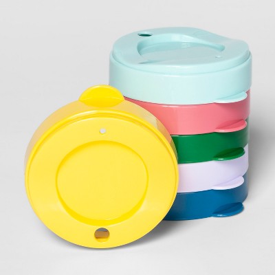 6pk Plastic Basic Kids Tumbler Lids - Pillowfort™
