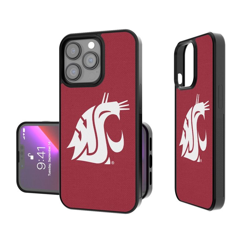 Keyscaper Washington State Cougars Solid Bump Phone Case, 1 of 7