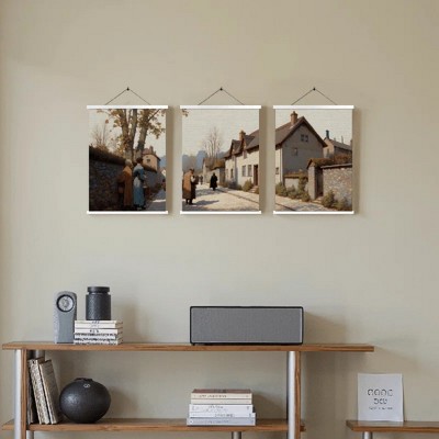 Floral Canvas Wall Art with Strong Artistic and Visual Aesthetics,3 - Pieces