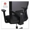 Workspace by Alera Mesh Back Fabric Task Chair, Supports Up to 275 lb, 17.32" to 21.1" Seat Height, Black Seat, Black Back - 3 of 4