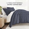 Quatrefoil & Farmhouse Vine Prints 3PC Duvet Cover & Shams Set, Ultra Soft, Easy Care - Becky Cameron - 2 of 4