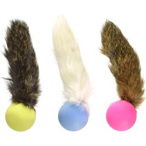 GoCat Da Fur Pong 3 Pack Cat Toy - 1 of 2