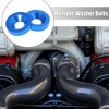 Unique Bargains Bumper Mudguard Washer Bolts M6x1.0 Aluminum Alloy Engine Bay Dress Up Screw 25 Pcs - 2 of 4
