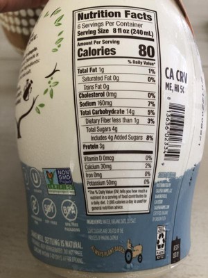 Califia Farms Extra Creamy Oat Milk - 48 Fl Oz : Target
