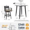 Christopher Knight Home Todd Patio 5 Piece Aluminum Swivel Bar Set with Removable Sunbrella Cushion - 3 of 4