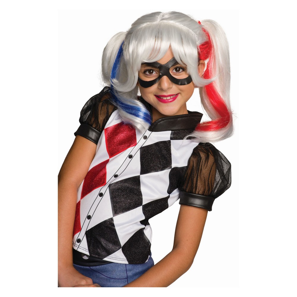 UPC 082686329675 product image for Halloween Girls' DC Comics Harley Quinn Costume Wig, Girl's | upcitemdb.com