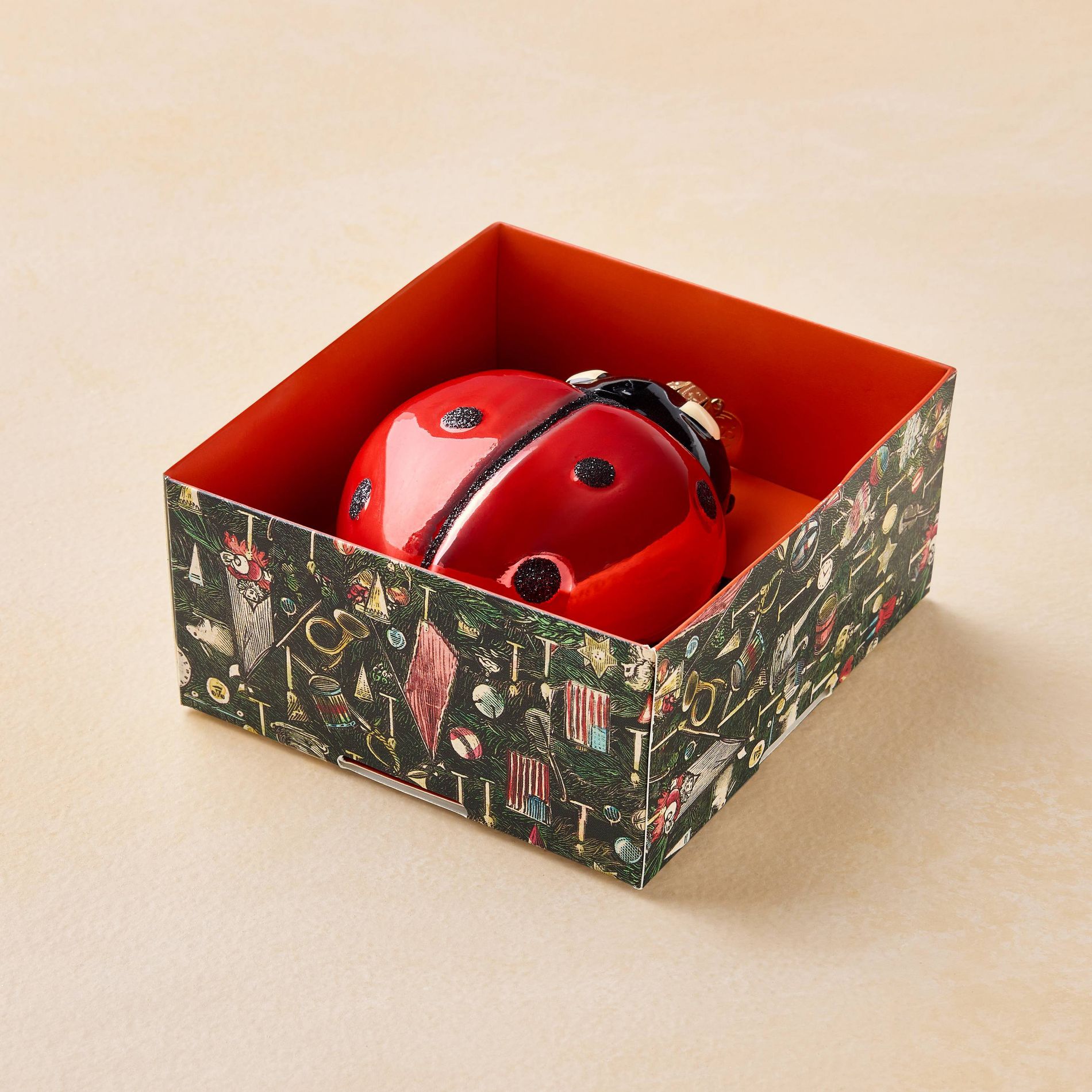 John Derian for Target Glass Ladybug Christmas Tree Ornament