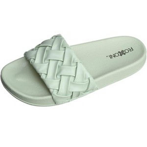 Roxoni Trendy Slides for Women – Comfort & Unmatched Luxury – Stylish Braided Strap Pattern - 1 of 4