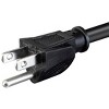 Monoprice Splitter Power Cord - 1.5 Feet - Black, NEMA 5-15P to 2x NEMA 5-15R, 16AWG, 13A, SJT, 120V - image 4 of 4